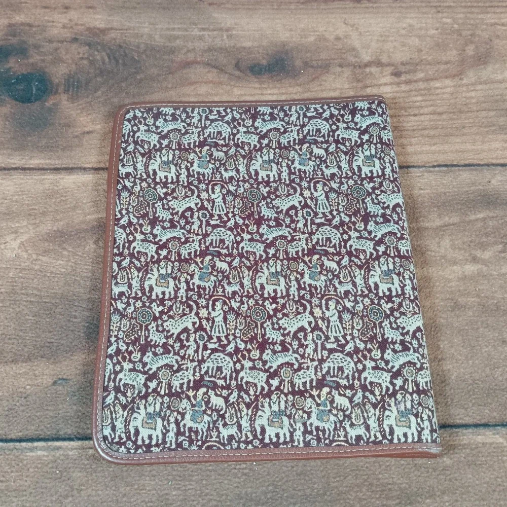 Stroheim & Romann Fabric‎ Covered Folio Padfolio Journal Notebook